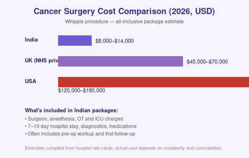 Cost of Cancer Surgery in India vs USA or UK A 2026 Comparison